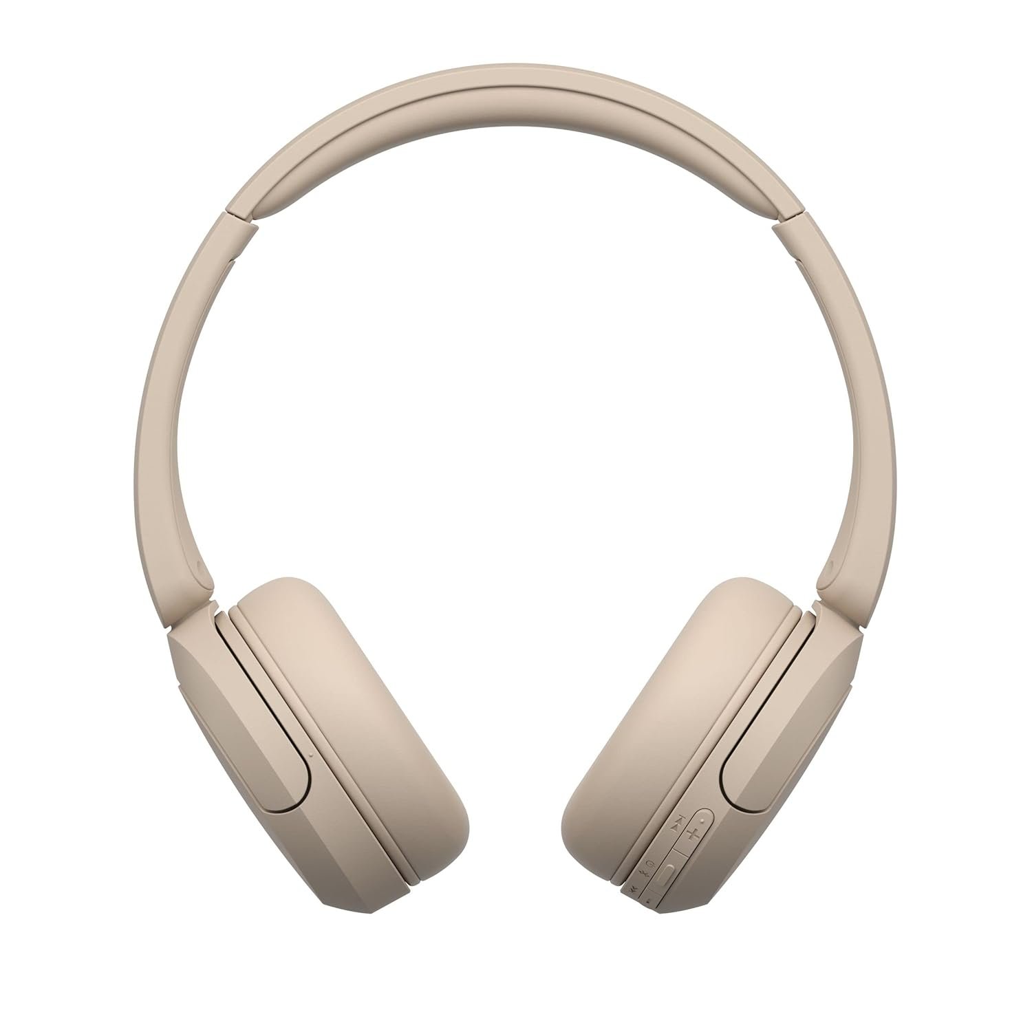 sony wh ch520 wireless bluetooth headphones on ear with mic, up to 50hrs battery, quick charge, dsee upscale, multipoint connectivity, voice assistant, customized eq beige